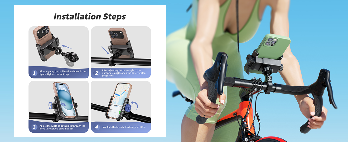 motorcycle cell phone mount