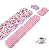 Ergonomic Wrist Rest for Keyboard and Mouse, Computer Keyboard Wrist Rest - Soft Memory Foam Wris...