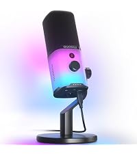 MAONO XLR/USB Gaming Microphone for PC, Dynamic Computer Mic for Streaming Podcasting, Noise Reducti...