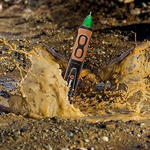 The 40150N Advanced Dual Range NCV is a waterproof NCV designed and built for the elite electrician