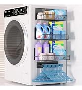 DTUQYX Widen Magnetic Laundry Organizer: Strong Adsorption Magnetic Baskets with Hanger Organizer...