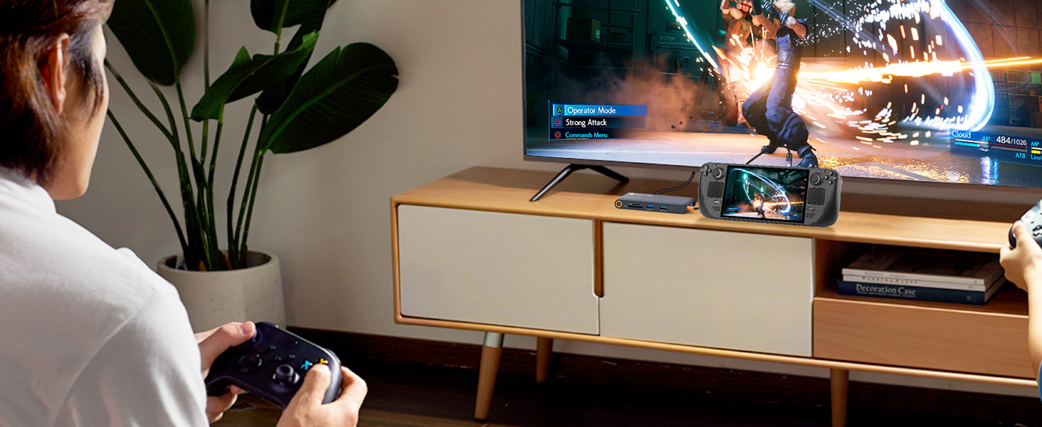 triple monitor docking station