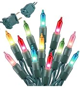 Brightown Easter String Lights, 20FT Easter Decorations, 100 Count Incandescent Fairy Lights Conn...