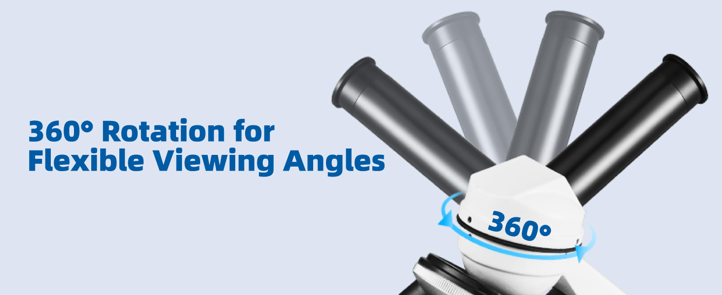 Monocular Microscope with LED Light