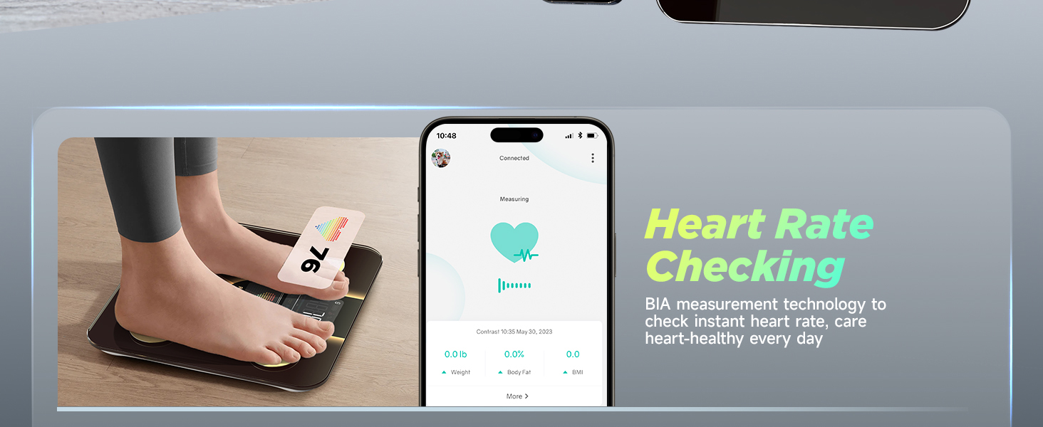 heart rate checking scale