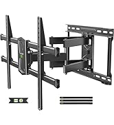 USX MOUNT Full Motion TV Wall Mount for 42-80 Inch TVs up to 132lbs, Wall Mount TV Bracket with A...