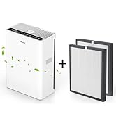 VEWIOR Air Purifier For Lager Room True HEPA Air Filter Cleaner with Sleep Mode 5 Timer 3 Speed A...