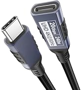 USB C Extension Cable 3ft, USBC Extender 20Gbps Data Transfer/240W Charge/4K@60Hz HD Video USB 3....