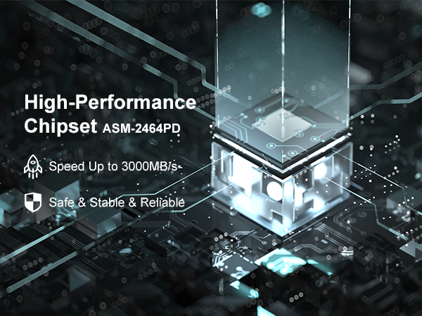 Aluminum Alloy case 40gbps usb4 nvme ssd enclosure