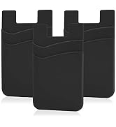 Cell Phone Wallet, Senose Silicone Adhesive Stick-on Phone Card Holder for Credit Card,Id Holder ...
