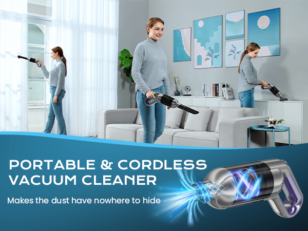 Handheld Cordless Car Vacuum
