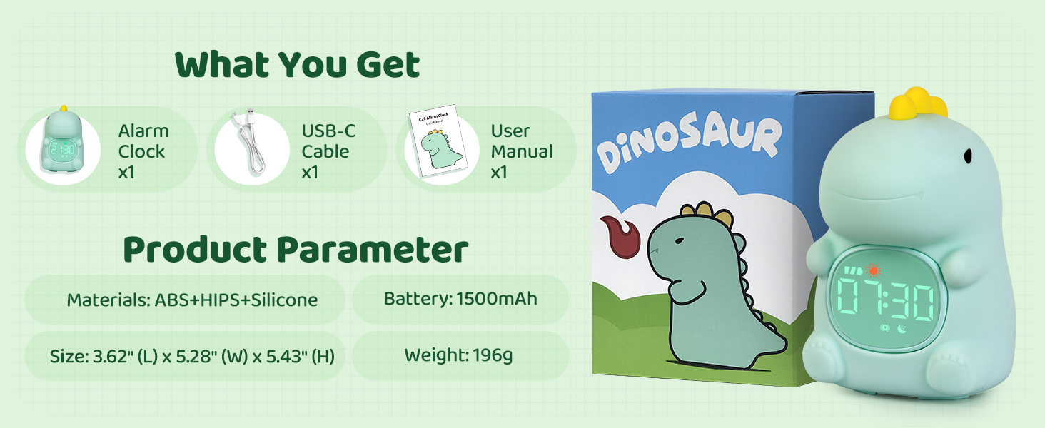 Alarm Clock with Night Light