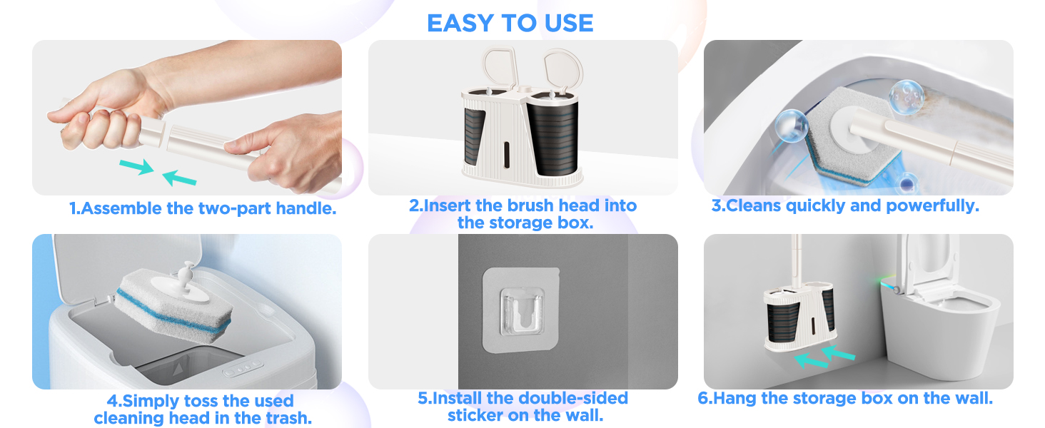 toilet brush disposable