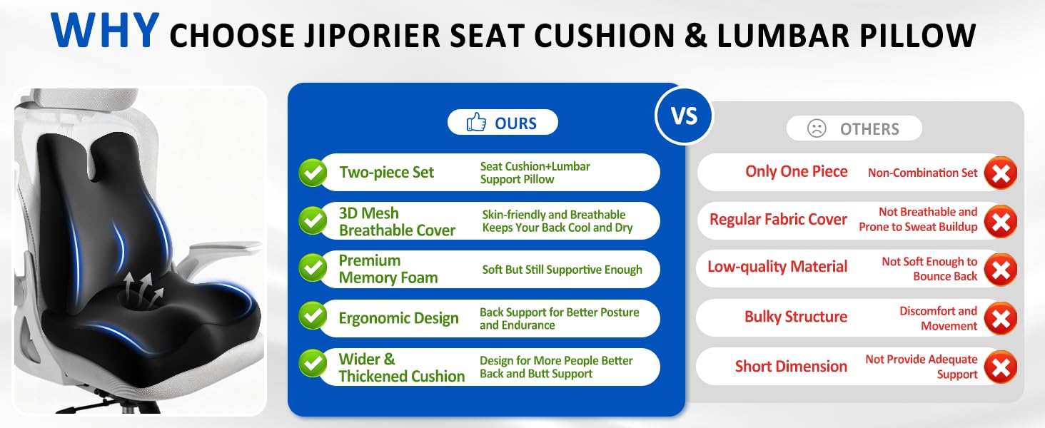 Lumbar Support Pillow for Office Chair