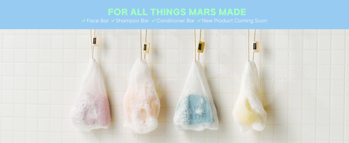 soap bag saver savers for bar pouch bags bars marsmade mesh shampoo scrubber exfoliating shower net