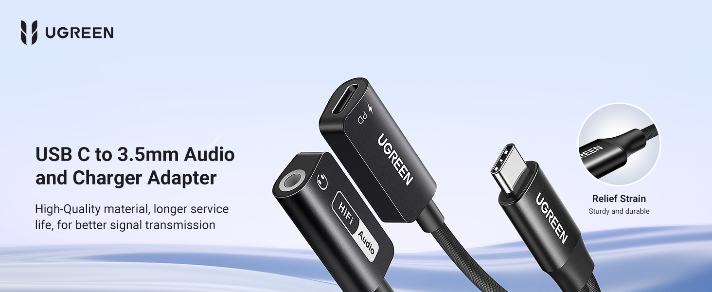 USB C to 3.5mm audio adapter