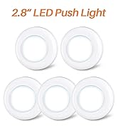 Tap lights, Push Lights, Touch Lights, Puck Lights, 4 LED Closet Lights, Night Lights, STAR-SPANGLED