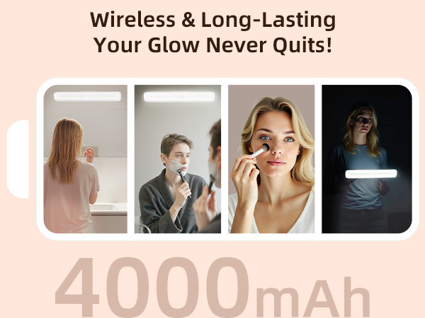 Wireless makeup light