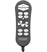 ZK3200-HC 5 Pin Lift Chair Remote Only Fit for 4 Motors Golden and Ultra Comfort Chairs with 16 B...
