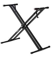 5 CORE Keyboard Stand Adjustable Heavy Duty for Electric Digital Pianos and Synths Fits 54 to 88 Key...