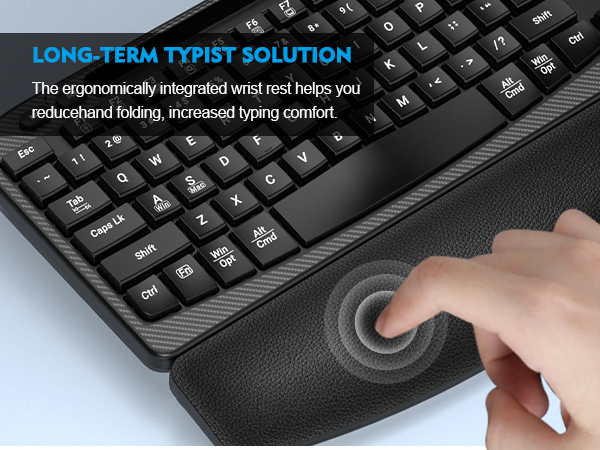 wireless keyboard ergonomic