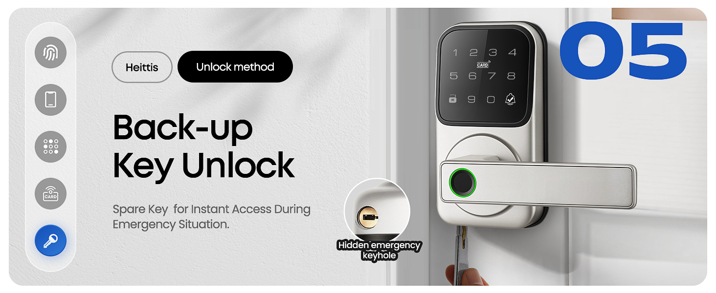 Smart Door Lock with Handle