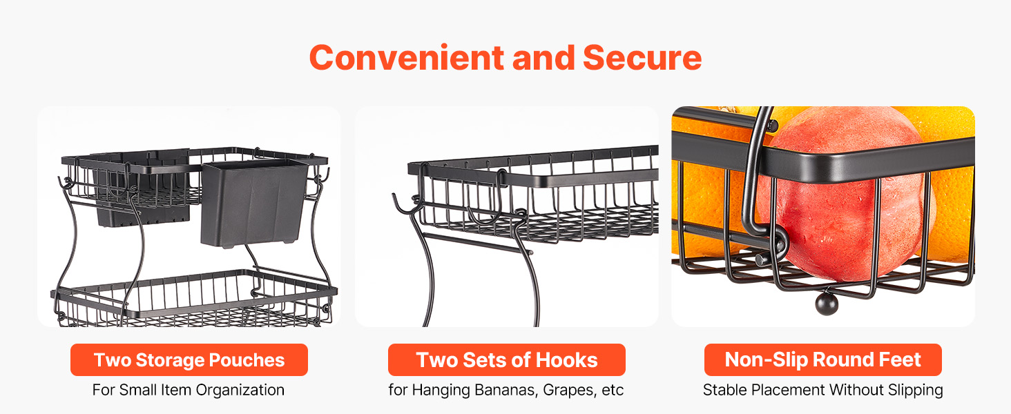 2/3 tier fruit basket