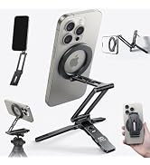 Lamicall for MagSafe Tripod Stand Ultra-Compact with 1/4" Screw, Arca, Hook | Aluminum Magnetic T...