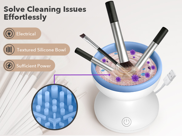 alyfini make up brush cleaning machine solve cleaning issues effortlessly