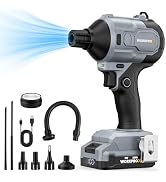 WORKPROX Leaf Blower Cordless 20V Max Battery Powered, 470 MPH Brushless Electric Handheld Blower...