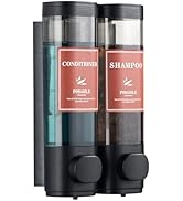 Shampoo and Conditioner Dispenser Wall Mounted Shower Soap Dispenser No Drill Shampoo Dispenser f...