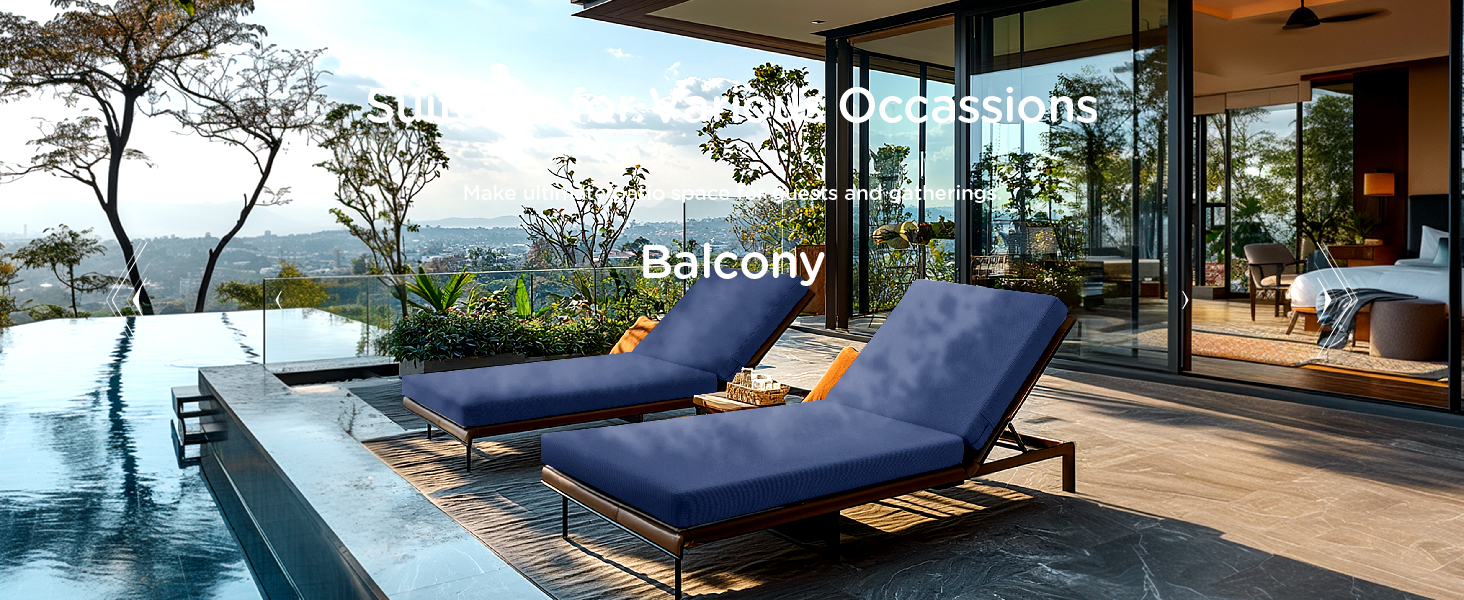Codi-Outdoor-Chaise-Lounge Chair-Cushion-Waterproof-for-Patio-Furniture