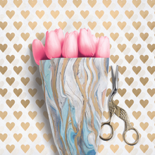 gold heart tissue