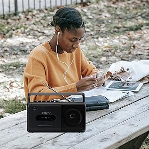 Portable Cassette Player Boombox 