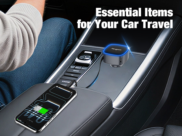 Car Charger USB C for iPhone 16 17 Fast Charging, Travel Essentials Gifts for Women Men