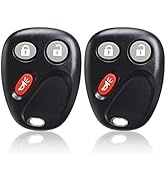 NPAUTO Key Fob Fits for Chevy Silverado Avalanche Suburban Tahoe SSR Equinox 2003 04 05 2006 GMC ...