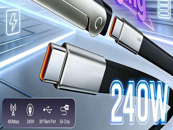 sideways phone charger