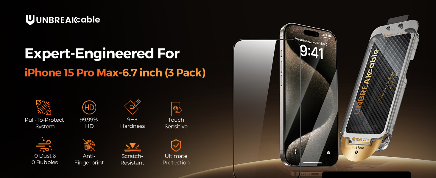 iphone 15 pro max screen protector