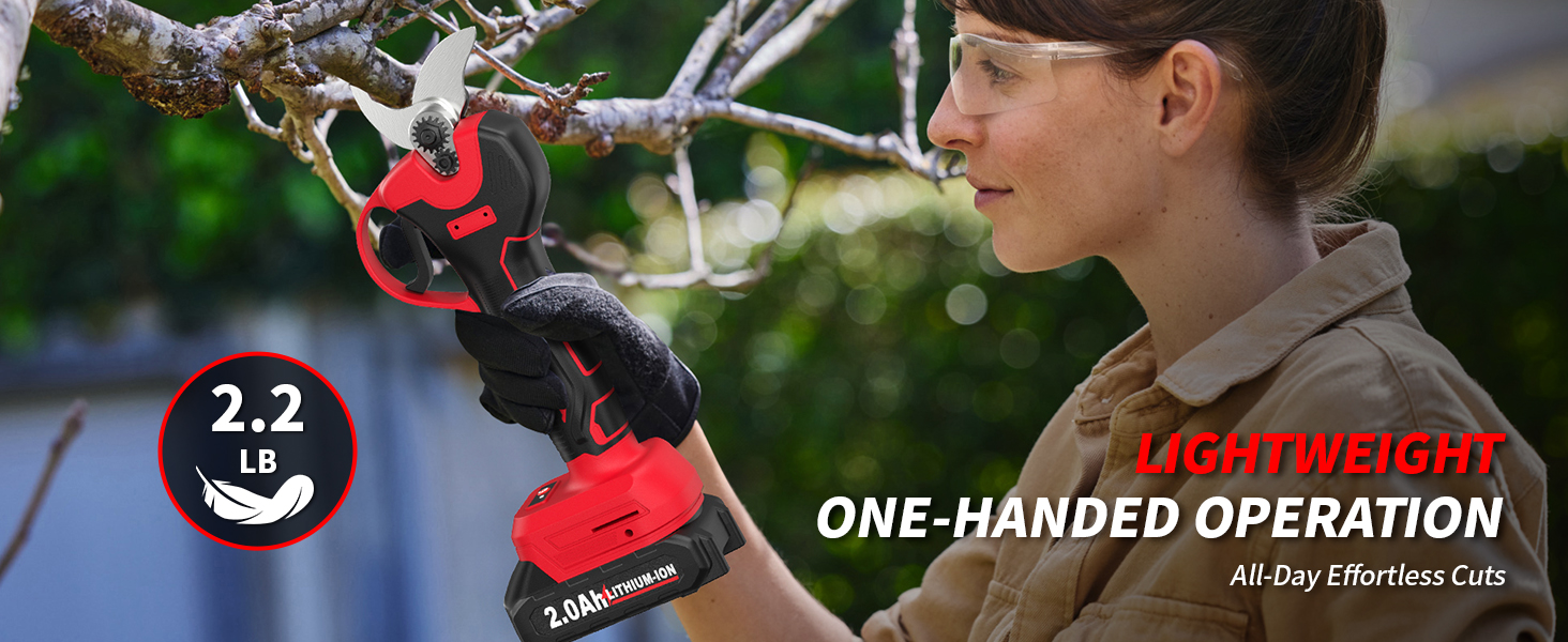 battery operated pruning shears