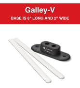 Spyderco Galley V Premium Sharpener with High-Impact-Plastic Base for Countertops/Work Surfaces -...