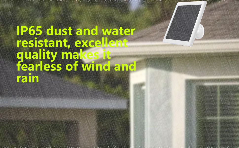 IP65 dust and water resistance