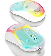 elec Space Cute Wireless Bluetooth Mouse - Rechargeable Silent Mouse with Magnetic Sand Cover, 3 ...