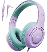 Kids Headphones with Cord for School - Over-Ear 85/94dB Volume Limiter, 3.5mm Jack Foldable Stere...