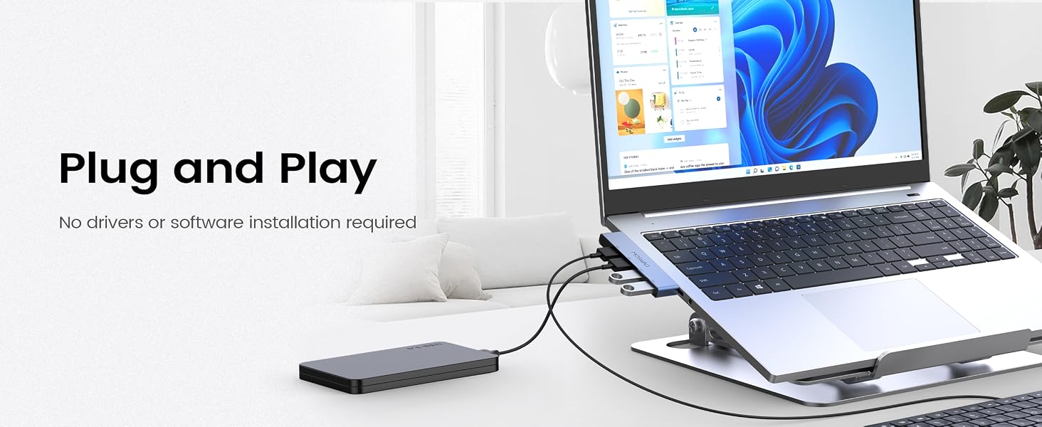 MOSWAG USB Hub for Laptop
