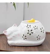 Candeldo Cat Wax Melt Warmer: Scentsy Wax Melter for Scented Wax Cute Electric Wax Burner with 2 ...