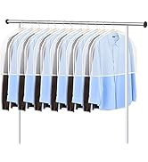 KEEGH Extra Wide Garment Shoulder Covers Bag (Set of 12) Breathable Hanging Closet Suit Organizer...