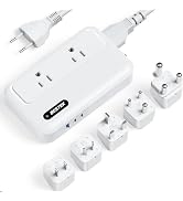 BESTEK 220V to 110V Converter with USB-C 35W, Universal Travel Adapter, US to Europe Power Conver...