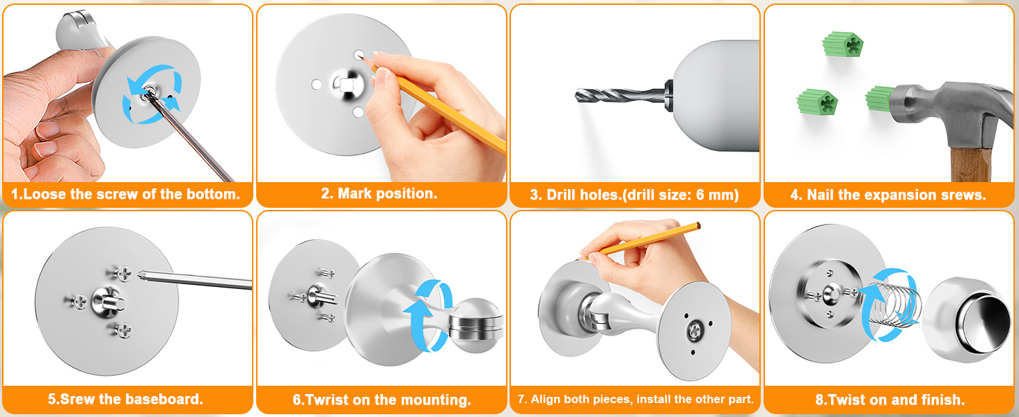 Magnetic door stops