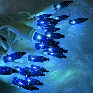 blue lights