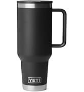 YETI Rambler 40 oz Travel Mug with Flip Straw Lid – Stainless Steel, Vacuum Insulated, Leakproof,...